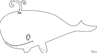 whale Printable Coloring Nplooj Ntawv